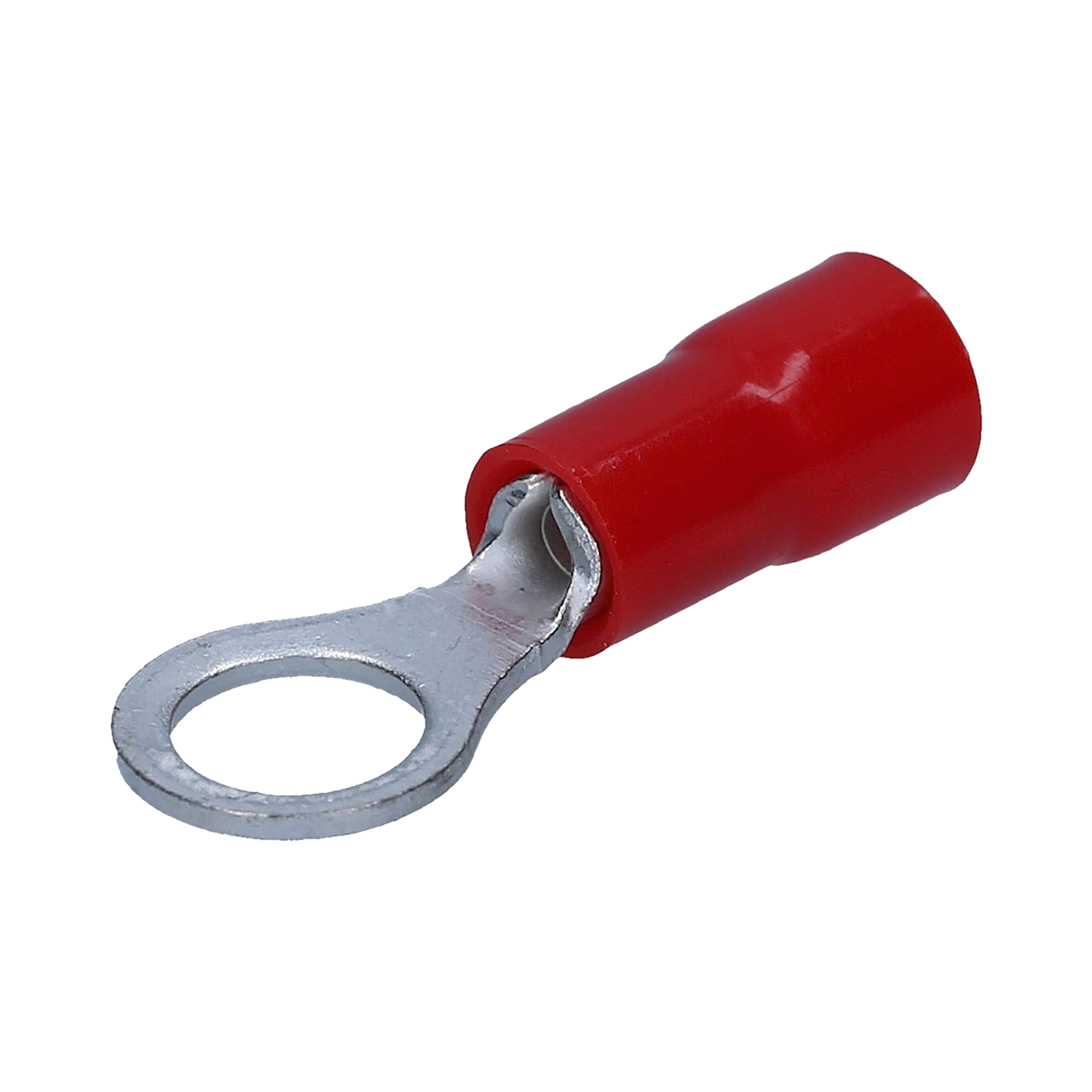 AE34150|Terminal tipo ojo / 1 /  4 " / 22 - 16 AWG / Rojo / Paquete de 25 piezas.